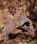 Nikolay Fechin Lady with cat oil painting on canvas